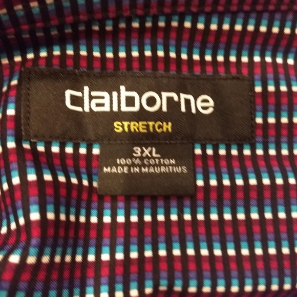 Claiborne 3X cotton blouse - Picture 2 of 5